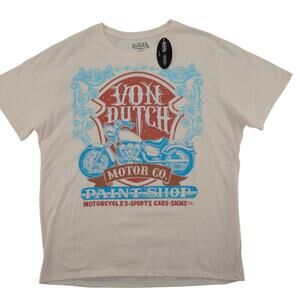 Von Dutch Motor Co. Paint Shop Graphic T-Shirt XL —  Motorcycle Biker Tee